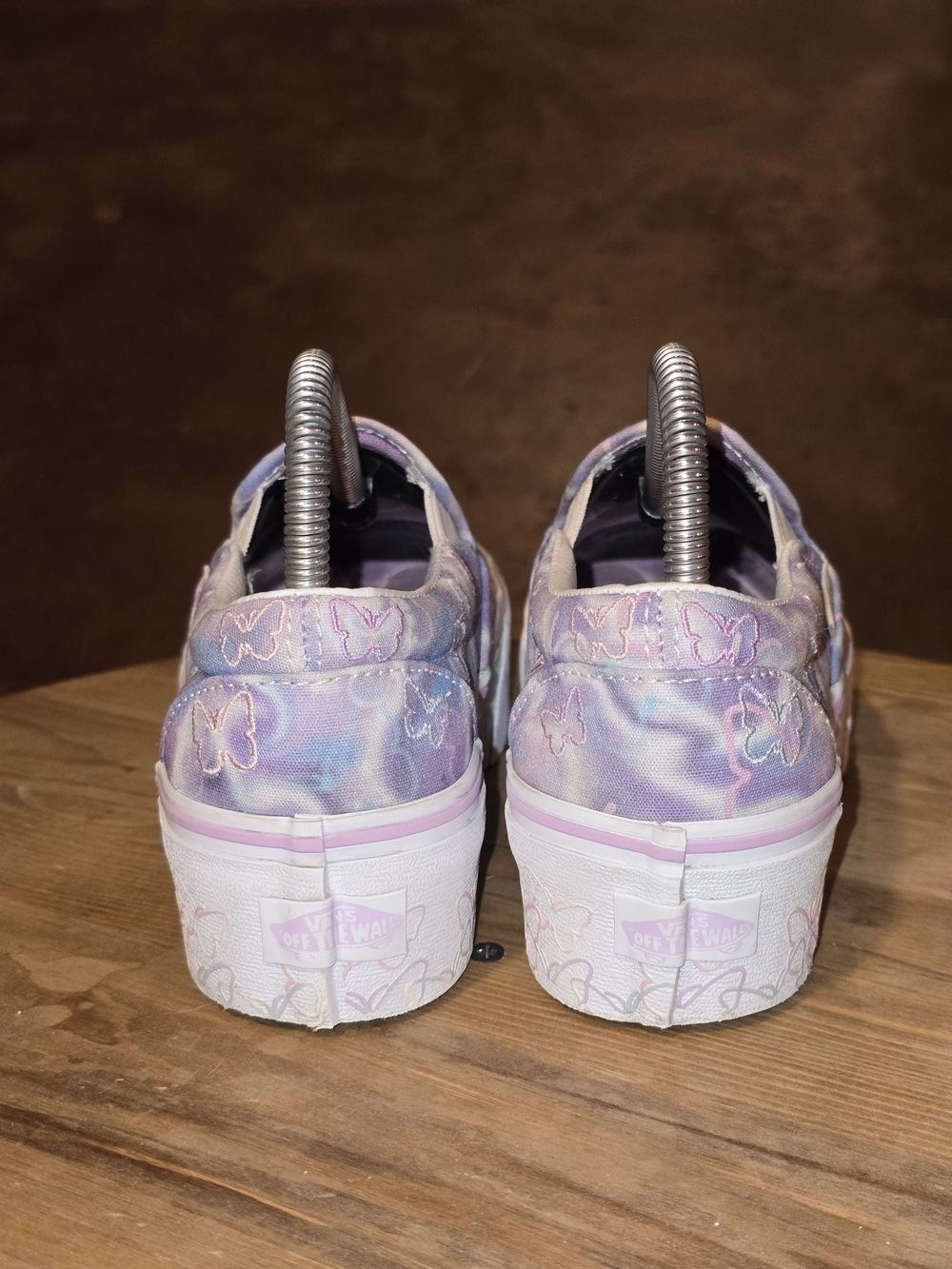 VANS Classic Slip-On Stackform Butterfly Dreams Platform Sneakers M5.5 W7 - Picture 5 of 8